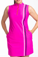 Kinona No Break Sleeveless Golf Dress - Open Air Pink Size M MSP$179-1