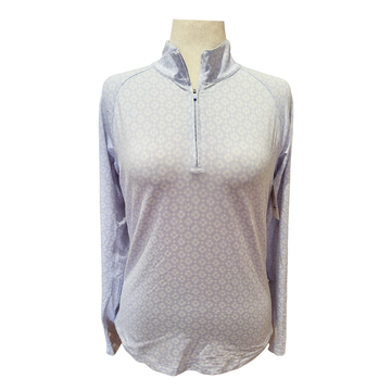 Walter Hagen Women's Pale Purple Print Performance UV Pullover Size M MSP$80