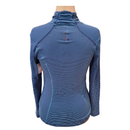 Lole Women's Navy & Blue Striped Full-Zip Lightweight Jacket Size M-2