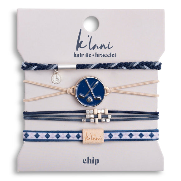 New K'lani Hair Tie Bracelets - Chip