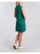 New William Murray Classic Sleeveless Polo Golf Dress - Green MSP$92-2