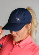 New William Murray Women's High Navy Ponytail Tech Hat 2.0-1