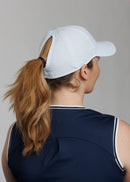 New WIlliam Murray Women's White High Ponytail Tech Hat 2.0-2