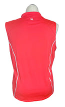 Tail White Label Women's Bright Coral Full-zip Sleeveless Golf Top Size XXL-2
