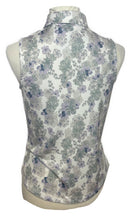 Bad Birdie Gray & Lilac Floral Sleeveless Polo Size S-2