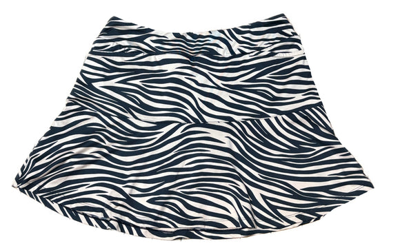 Tail Black & Tan Zebra Skort Size L