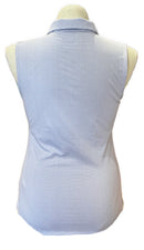 Puma Lavender Grid Sleeveless Polo Size L-2