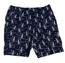Izod Golf Navy Golf Bag Print Shorts Size 12-1