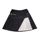 GGBlue Black Skort White Asymmetrical Pleats Size XS-1