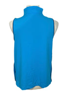 Kinona Turquoise & Blue Colorblock Funnel Top Size M-2