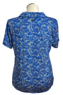 Under Armour Blue & Gray Print Golf Polo Size XL-2