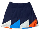 Kinona Navy Triangle Colorblock Skort Size L-1