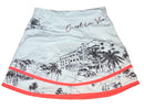 Lucky in Love Women's "C'est La Vie" White Skort Size S-1