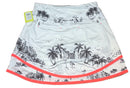 Lucky in Love Women's "C'est La Vie" White Skort Size S-2