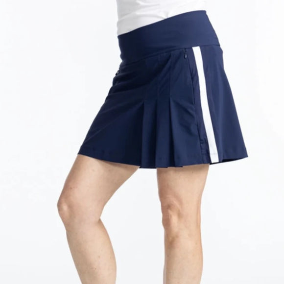 New Kinona Sport Party Pleat Golf Skort - Navy - Size XXS MSP$128