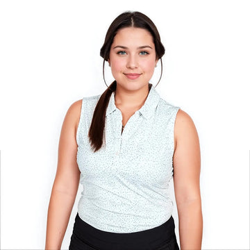 New 2Putt Women's The Course Sleeveless Golf Polo