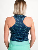 New TJ Sport Racerback Golf Shirt - Desert Swing -Navy MSP$80-2