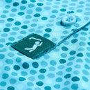 New Bogey Brothers Women's Teal Dots Golf Polo Size XL-2