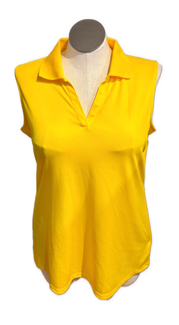 New Nancy Lopez Golf Women's Luster Sleeveless Polo Size 1X MSP$65