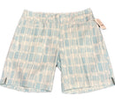 New Adidas White & Turquoise Printed Shorts Size 6 MSP$70-1