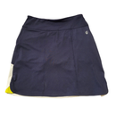 GGBlue Navy & White Colorblock Skort w. Yellow Zippers Size XS-2