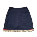Annika by Cutter & Buck Navy Skort w/ Stripe Ruffle Trim Size XS-1