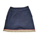 Annika by Cutter & Buck Navy Skort w/ Stripe Ruffle Trim Size XS-2