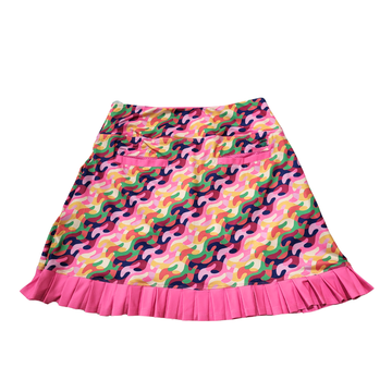Birdies and Bows Multicolored Camo Skort Size S