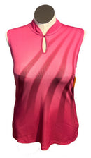 Under Armour Magenta Sleeveless Mock Top Size L-1