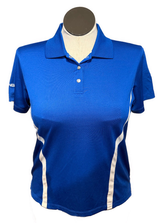 Ping Performance Royal Blue Polo - Pine Grove Size L
