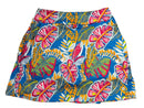 Bermuda Sands Women's Blue Palm Golf Skort Size XS-1