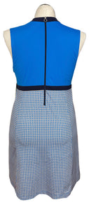 Kinona Blue Blocked Sleeveless Dress Size L MSP$159-2