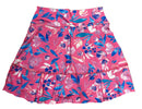 Dona Jo Pink and Blue Floral Stamp Skort Size S-2
