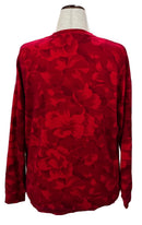 Athleta Women's Red Floral Crewneck Size S MSP$89-2
