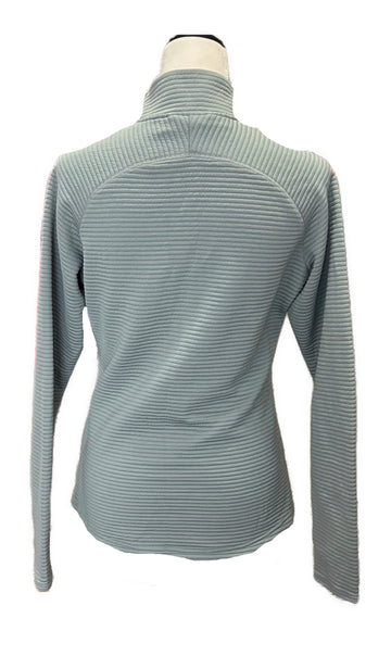Women's Adidas Textured Gray Full-Zip Golf Jacket Size M - 0