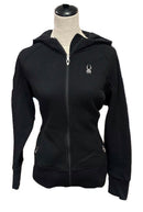 Spyder Women's Black Core Hooded Sweater Jacket Size L MSP$149-1