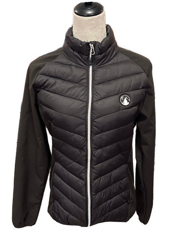 Zyia Active Black Whistler Hybrid Jacket Size L MSP$95