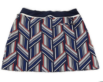 Tail Red, White, Royal & Navy Speed Skort Size M