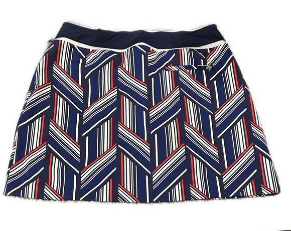 Tail Red, White, Royal & Navy Speed Skort Size M