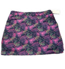 Greg Norman Hot Pink, Green & Navy Foliage Pull-On Skort Size M-2