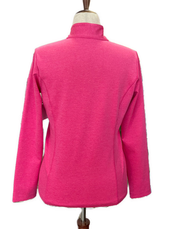 EP Pro Pink Heathered Women's Full-zip Golf Jacket Size M