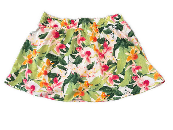 Tommy Bahama Everyday Active Tropical Floral Pull-On Skort Size L