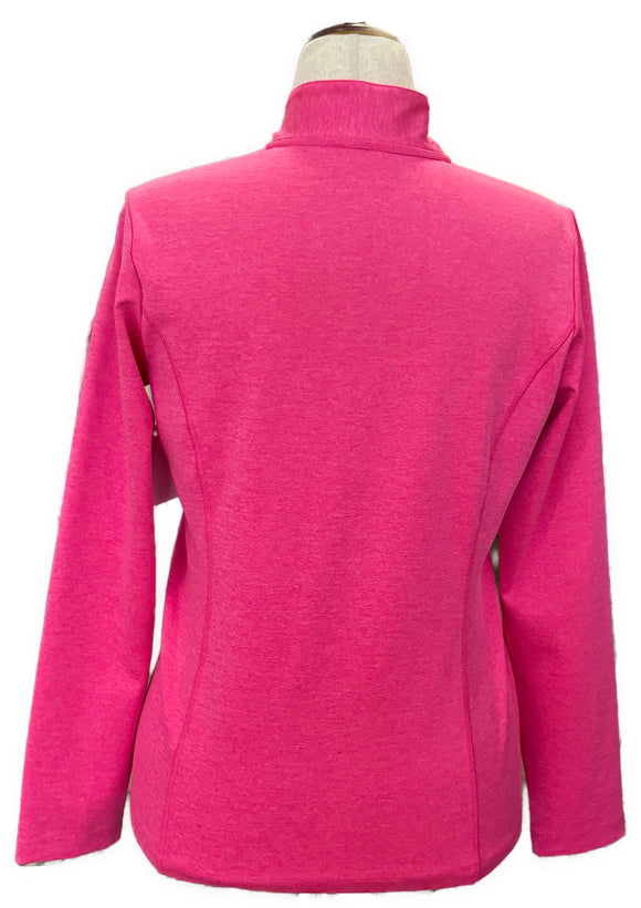 EP Pro Pink Heathered Women's Full-zip Golf Jacket Size M