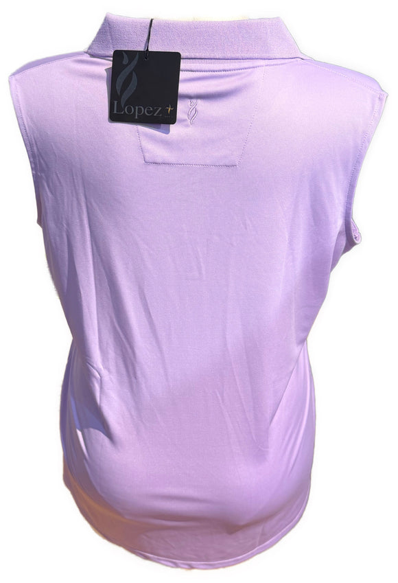 New Nancy Lopez Golf Women's Luster Sleeveless Polo Size 1X MSP$65