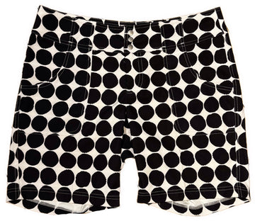 Jofit Women's Black & White Polka Dot Golf Shorts Size 4
