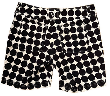 Jofit Women's Black & White Polka Dot Golf Shorts Size 4 - 0