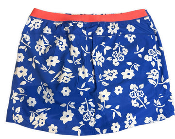 RLX Women's Blue & White Floral Golf Skort Size L MSP$138