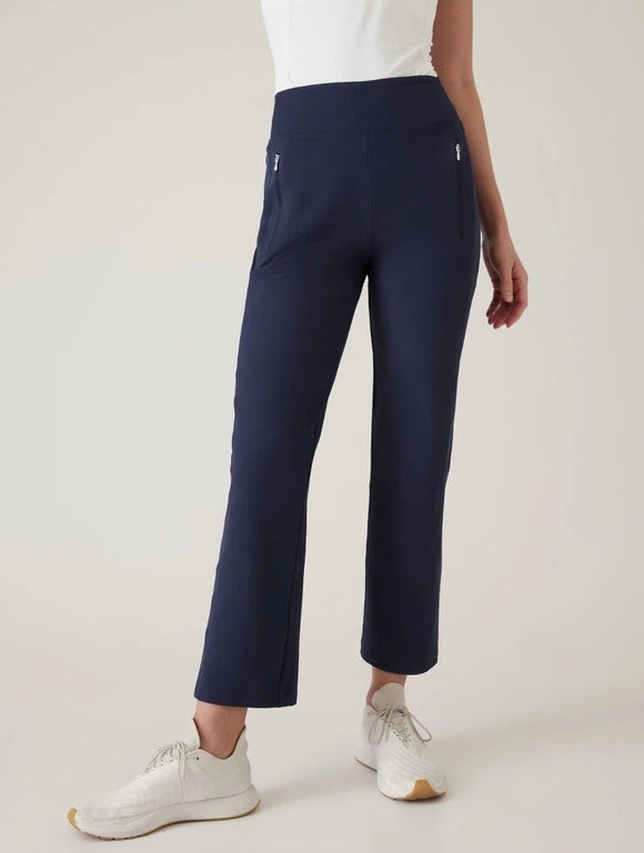 Athleta Women's Navy Fairway Golf Pant Size 12 MSP$129