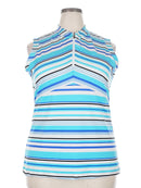 Tail Activewear Jackie Sleeveless Golf Top - Oceana Coast Size XXL MSP$93-1