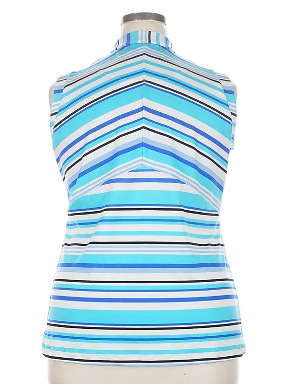 Tail Activewear Jackie Sleeveless Golf Top - Oceana Coast Size XXL MSP$93